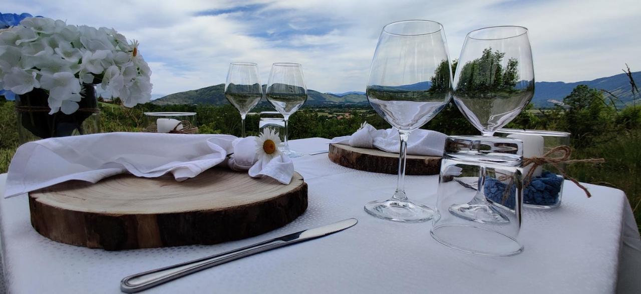 "Il Casaletto" Agriturismo Moderno, Vista Panoramica E Cibo Spettacolare- Scurcola Marsicana Villa Kültér fotó